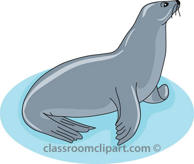 Seal Clip Art Black And White