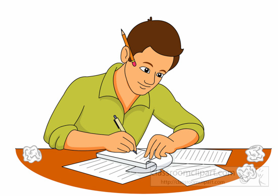 Free writing clipart pictures