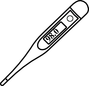Thermometer clipart etc