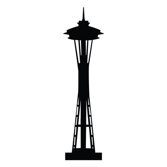 Seattle Space Needle 7 ft Tall .
