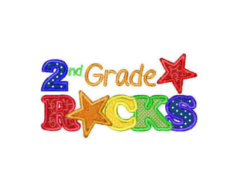 Second Grade Clip Art Free Buy 3 Get 1 Free Embroidery