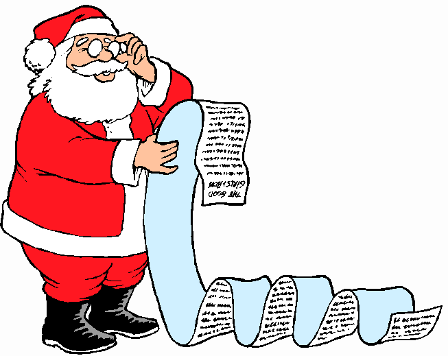 Santa Claus With Sack of Gift