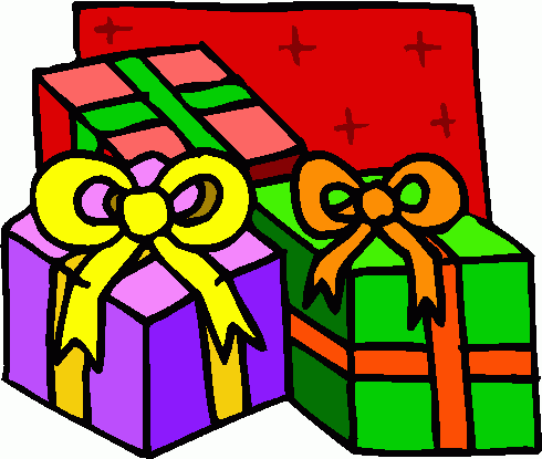Selected Clipart: . - Gifts Clip Art