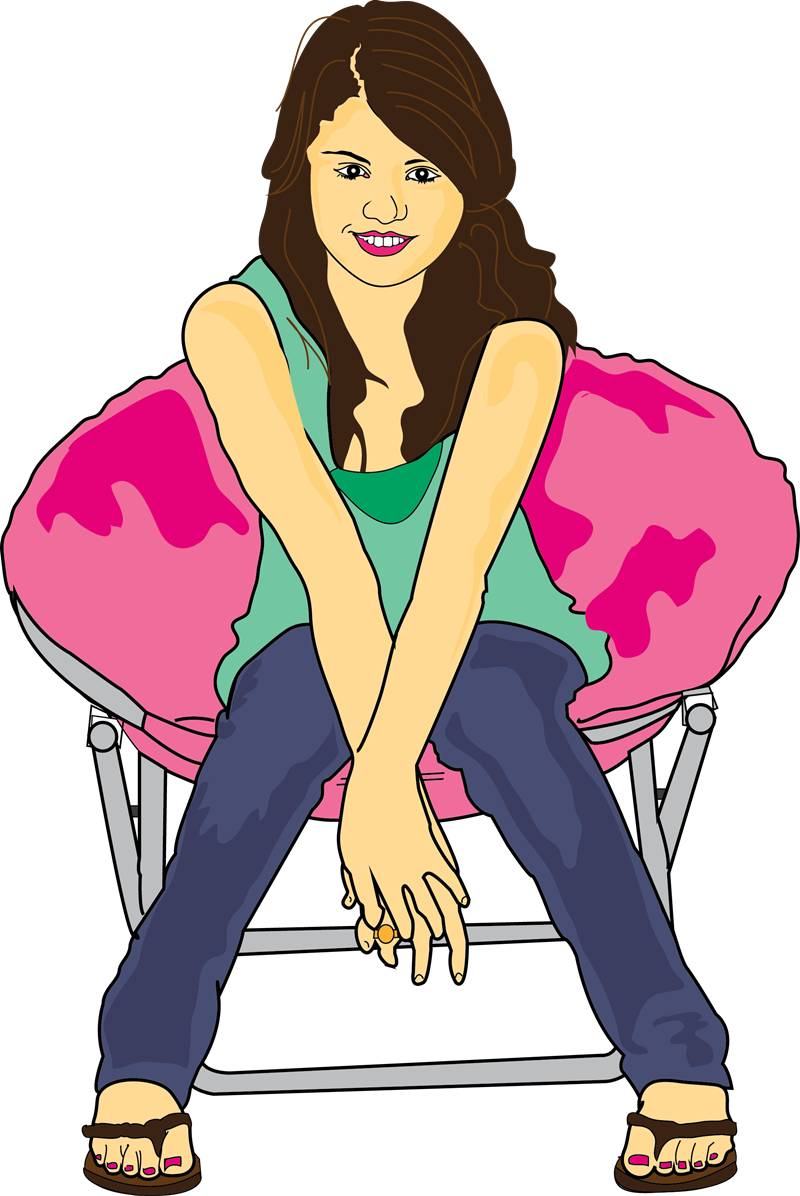 Selena Gomez Clipart-Clipartlook.com-800