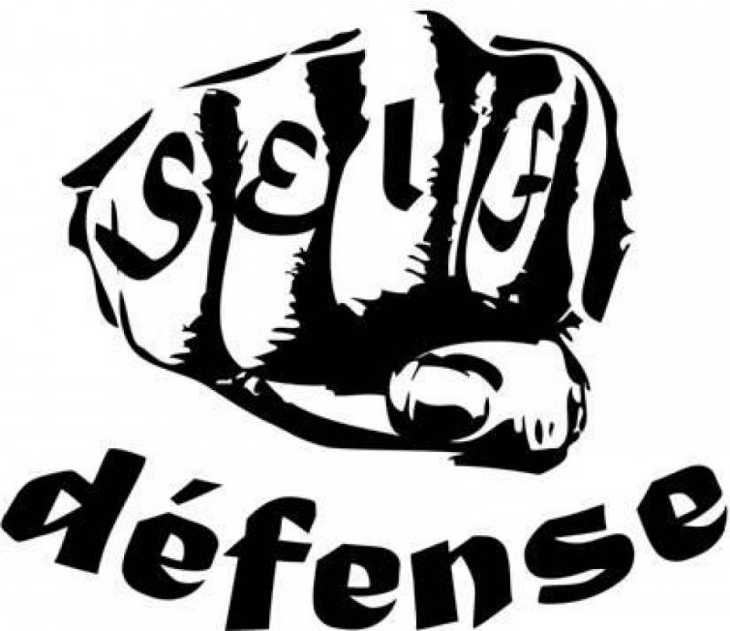 self-defense clipart
