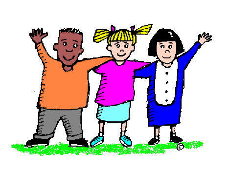 Kids Showing Respect Clipart 
