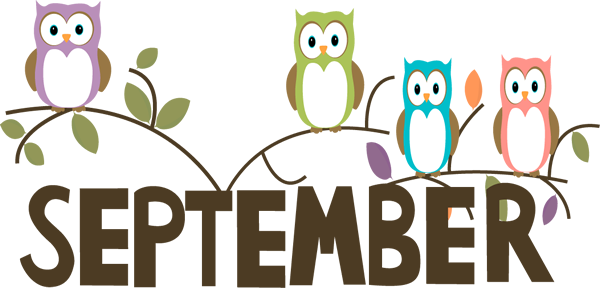 September Owls - September Free Clip Art