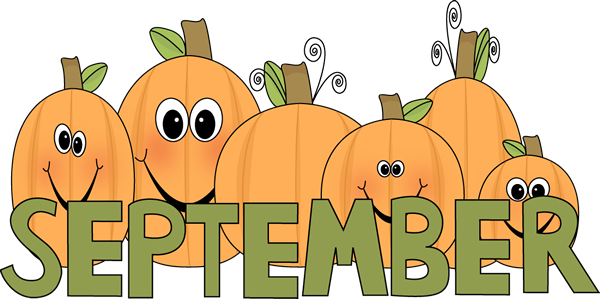 September Pumpkins - September Pictures Clip Art