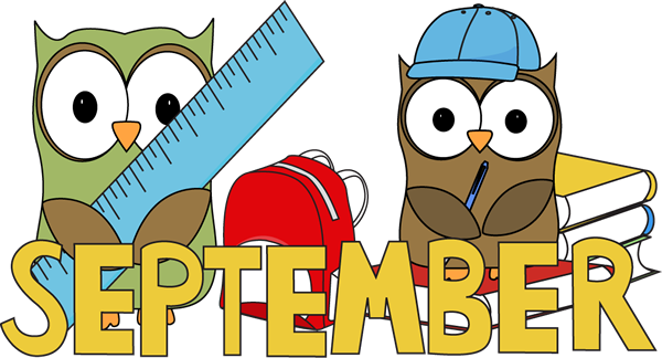 September calendar clip art a