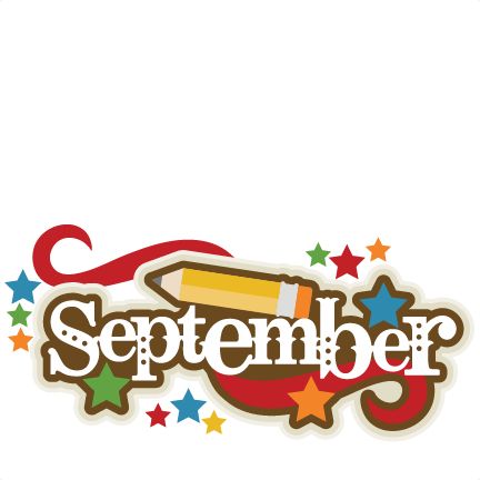September Title SVG scrapbook - September Free Clip Art