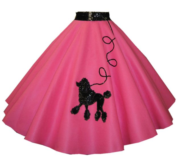 Sequin poodle Skirt with belt!