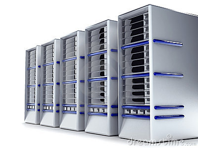 Servers Of Computers Royalty Free Stock Photography Image 12423237