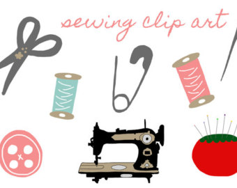 Quilting and sewing clipart c