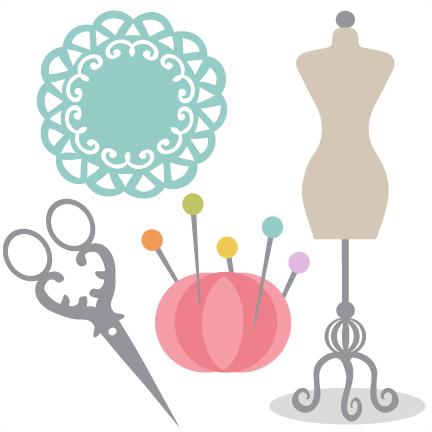 sewing clipart. Sewing Set SVG cutting files .