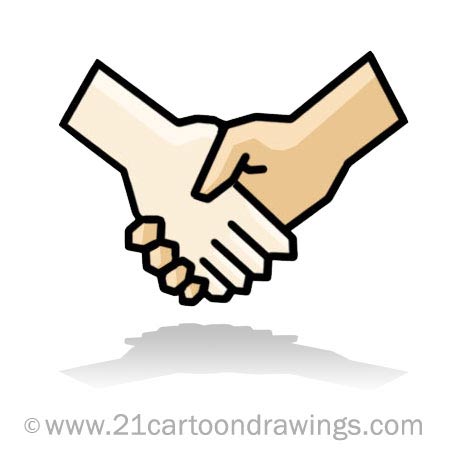 Shaking Hand Clip Art This Cartoon
