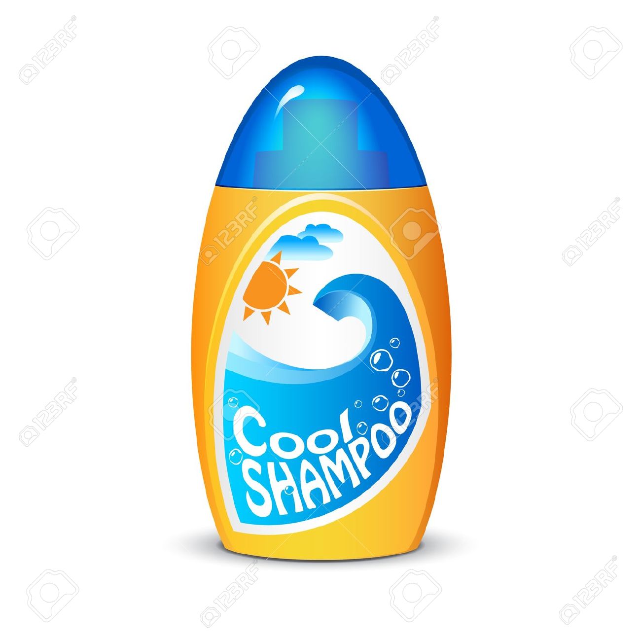 shampoo label: Yellow Bottle .