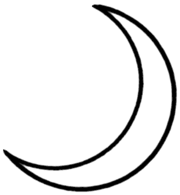 Share Crescent Moon Clipart With You Friends