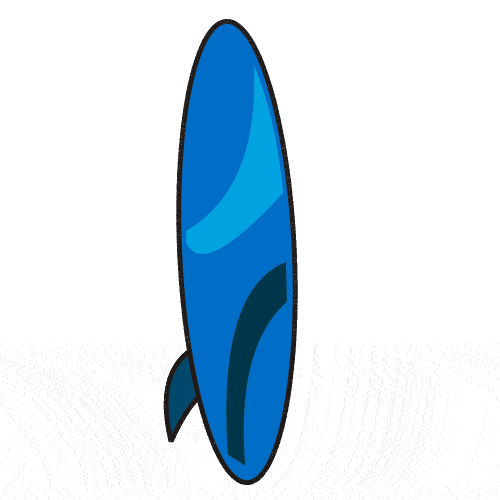 Surfboard clip art illustrati