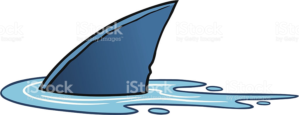 Shark Fin royalty-free stock vector art