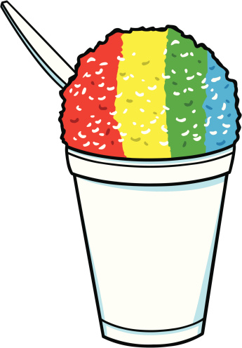 Red Snow Cone Clipart