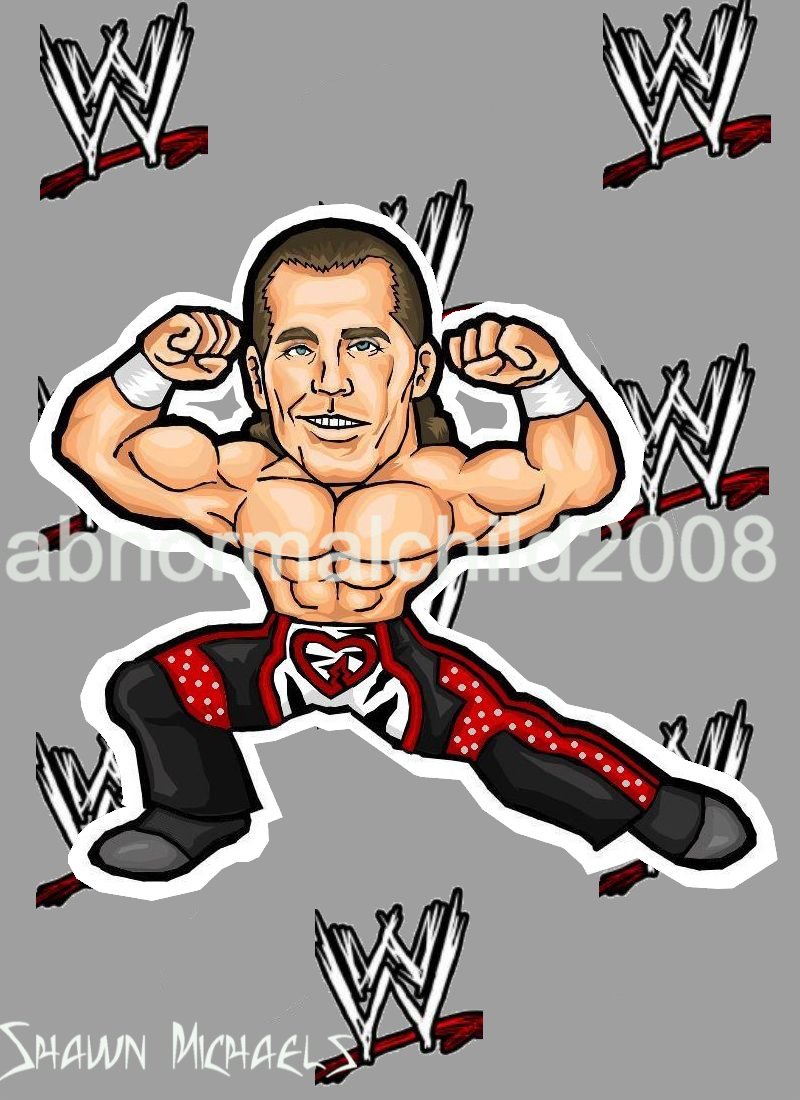 shawn michaels color by abnormalchild ClipartLook.com 
