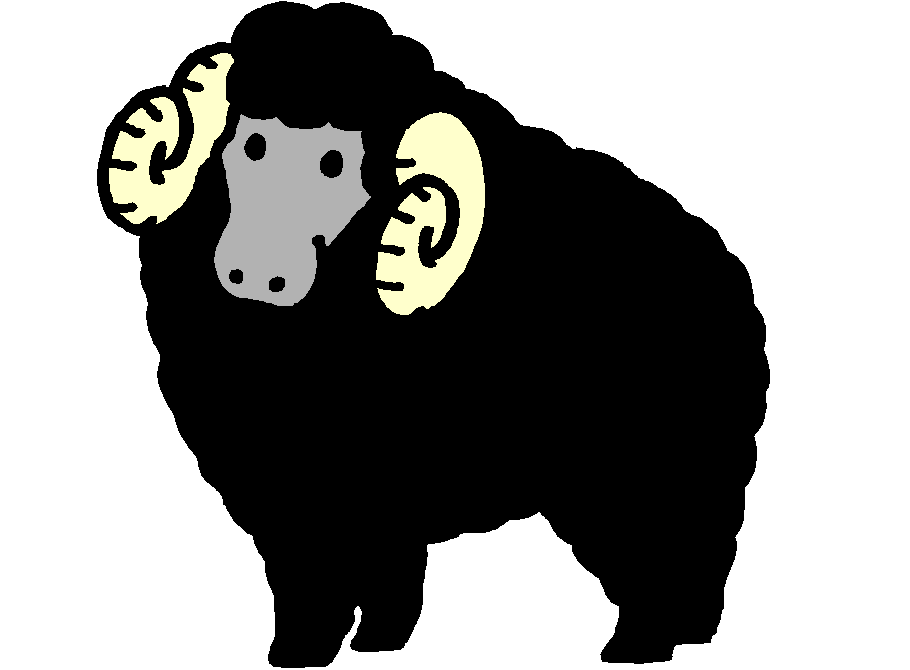 black sheep clipart