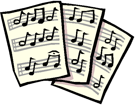 ... Sheet Music Clip Art - cl