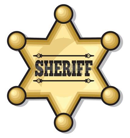 sheriff badge: sheriff badge