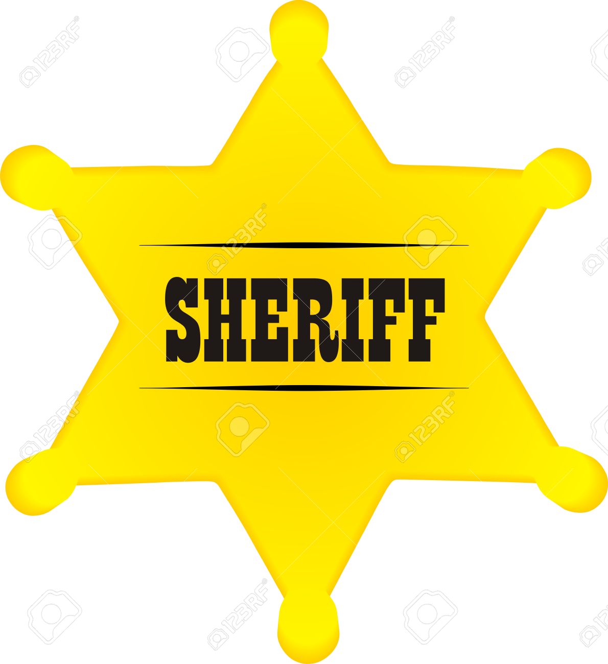 Sheriff Star Clip Art. Download