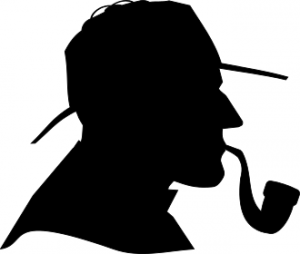 Sherlock Holmes Silhouette - Sherlock Holmes Clip Art