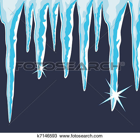 shiny icicles - Icicle Clipart