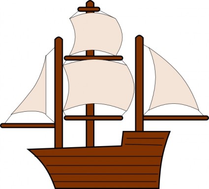 ship-clip-art-unfurled_sailin - Clipart Ship
