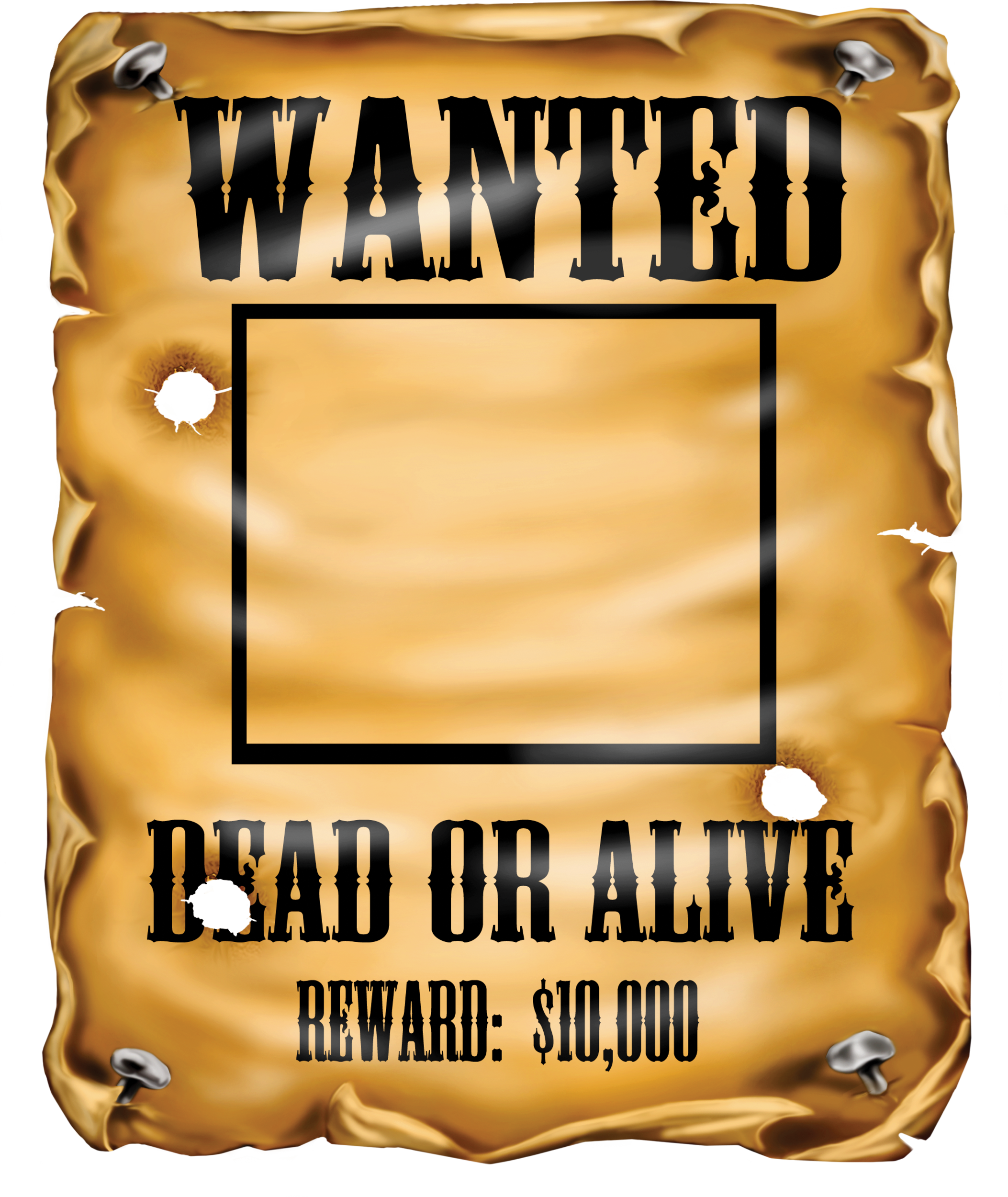 Wanted Poster Clip Art u0026 