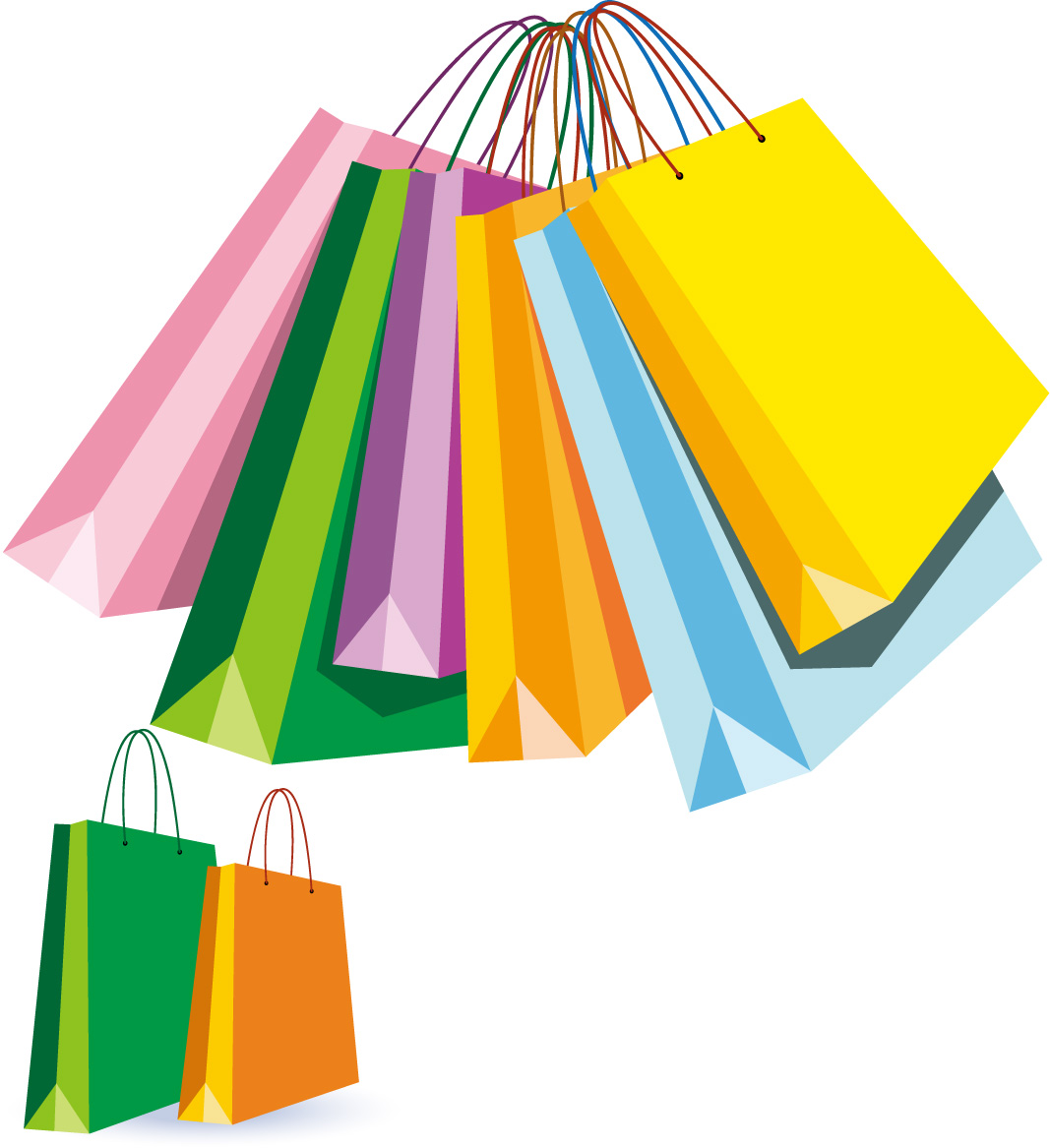shopping bag clipart - Shopping Bags Clipart