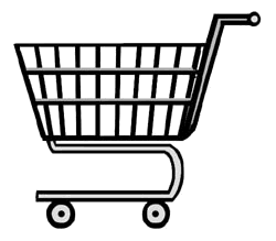 Shopping Cart Clipart 3 Shopp - Grocery Cart Clipart