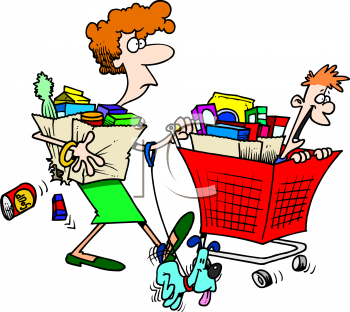 Shopping images clip art