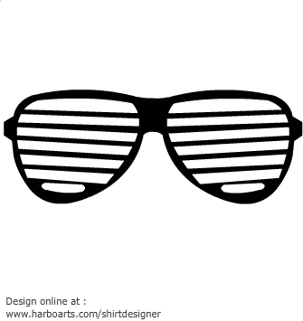 Shutter Sunglasses Clipart