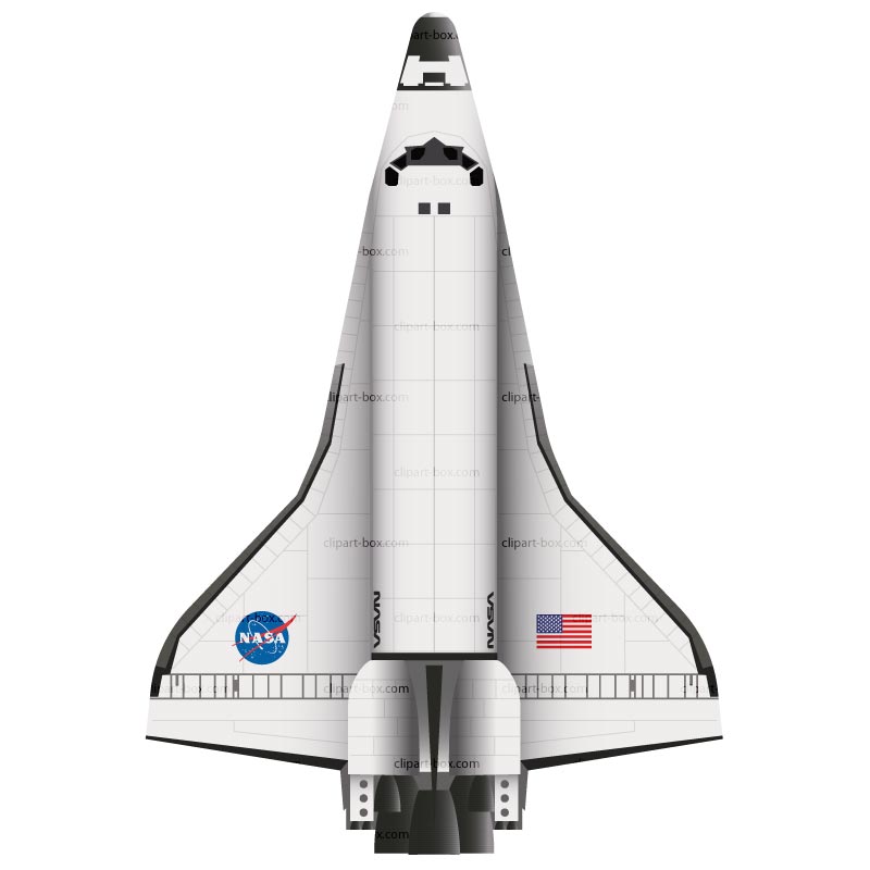 Free Cartoon Space Shuttle .