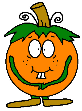 Shy Pumpkin Clipart - Pumpkin Pictures Clip Art