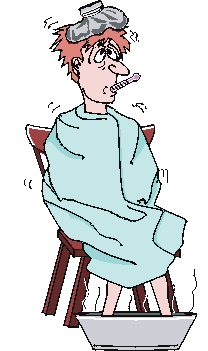 Sick Man Image From Clip Art