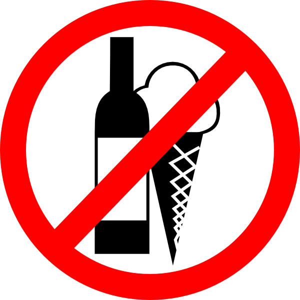 Sign No Food Or Drink Clip Ar - No Food Or Drink Clipart