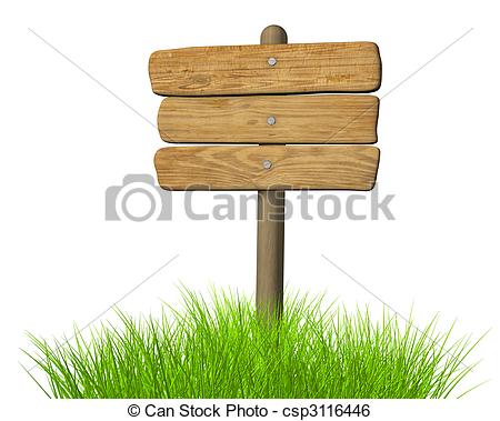 Wooden signboard - csp3116446