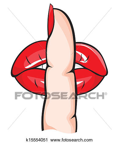 Clipart - Silence sign. Fotosearch - Search Clip Art, Illustration Murals,  Drawings and