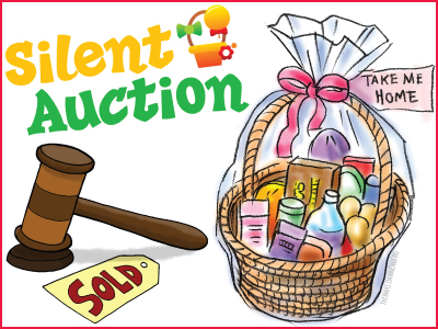 Silent Auction Basket Clip Ar - Silent Auction Clip Art