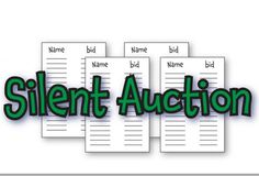 Silent auction clipart - .