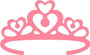 Silhouette clipart of tiaras and crowns 3