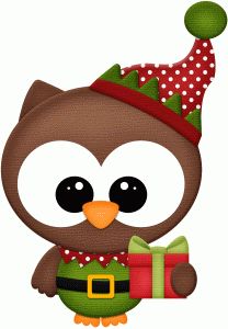 Owl, Santa, Animal, Bird, Chr
