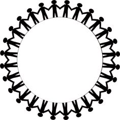 Silhouette Of People Holding  - People Holding Hands Clipart