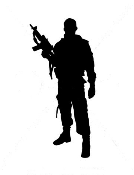Silhouette Of Soldier Free Im - Soldier Silhouette Clip Art