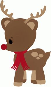 Silhouette Online Store - View Design #45419: christmas rudolph the reindeer